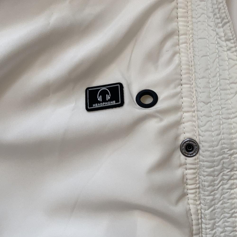 Calvin Klein Performance Off White Zip Vest Large - Picture 7 of 15